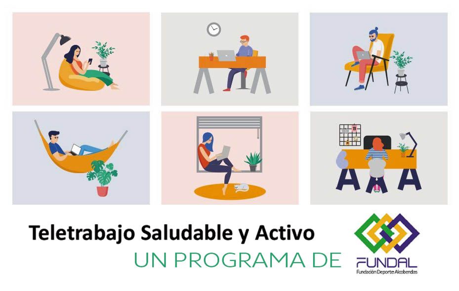 Suma a tu empresa y empleados al Teletrabajo Activo y Saludable con FUNDAL 1 Teletrabajo Saludable enlace sidebar WEB