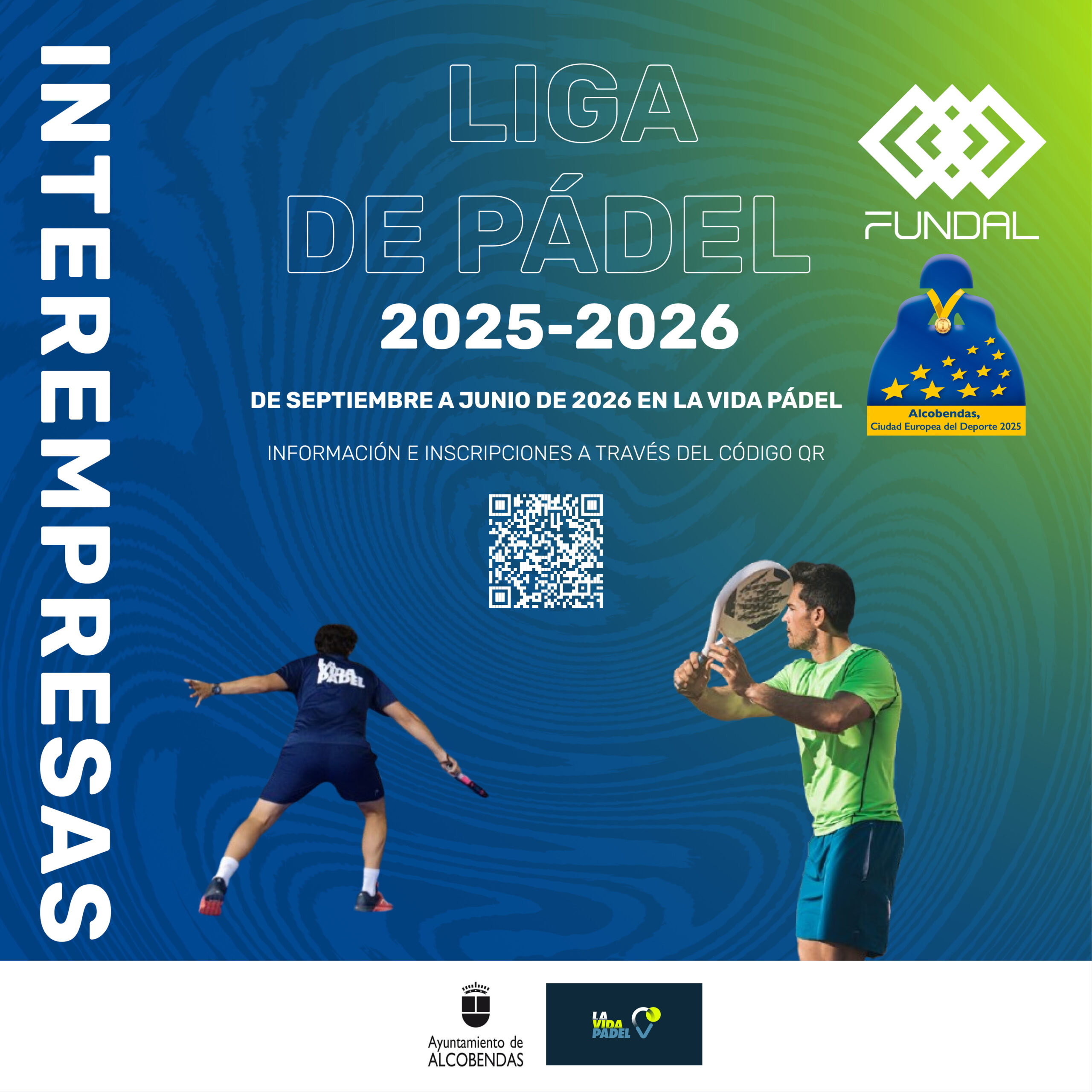 Arranca la Liga de Pádel Interempresas 2025-2026 organizada por FUNDAL y LA VIDA PADEL 1 padel2