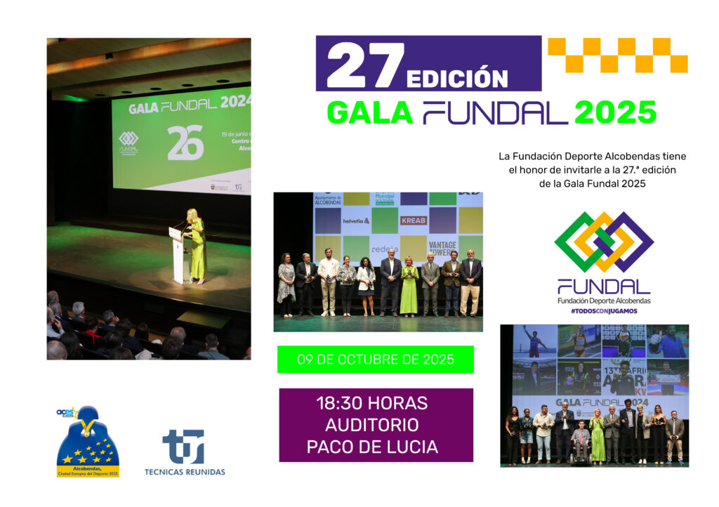 La Fundación Deporte Alcobendas celebra su 27ª Gala FUNDAL en el marco ...